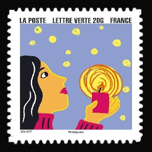 timbre N° 1199, Bonne année