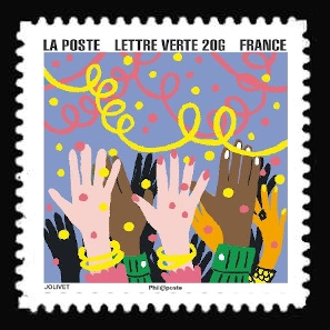 timbre N° 1194, Bonne année