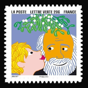 timbre N° 1201, Bonne année