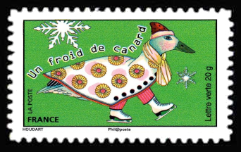  Carnet Sourires «Prendre le taureau par les cornes» <br>Un froid de canard