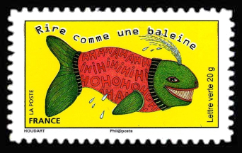  Carnet Sourires «Prendre le taureau par les cornes» <br>Rire comme une baleine