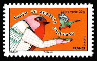  Carnet Sourires «Prendre le taureau par les cornes» <br>Avoir un appétit d'oiseau