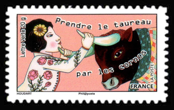  Carnet Sourires «Prendre le taureau par les cornes» <br>Prendre le taureau par les cornes