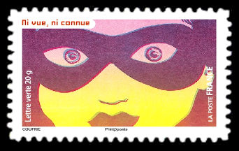 timbre N° 1188, Les sens : La vue