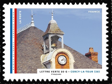 timbre N° 1209, Le patrimoine architectural municipal : les mairies