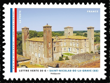 timbre N° 1207, Le patrimoine architectural municipal : les mairies