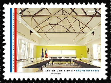 timbre N° 1203, Le patrimoine architectural municipal : les mairies