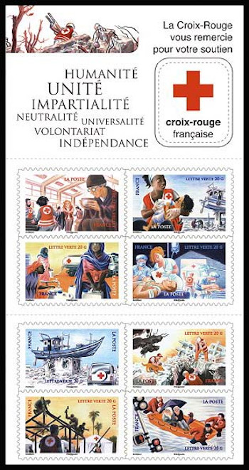 timbre N° BC1132, Croix rouge française