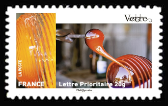 timbre N° 1071, L'Art et la Matière