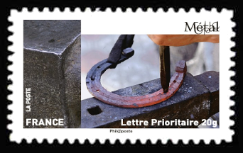 timbre N° 1072, L'Art et la Matière