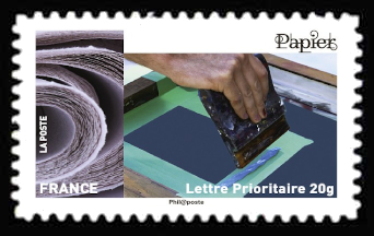 timbre N° 1075, L'Art et la Matière