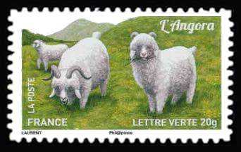 timbre N° 1105, Chèvres, plus d'un million de chèvres