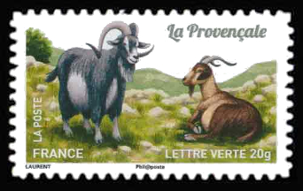 timbre N° 1106, Chèvres, plus d'un million de chèvres