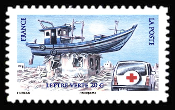 timbre N° 1136, Croix rouge française