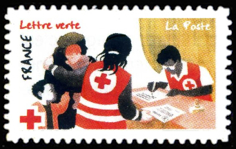 timbre N° 1274, Croix rouge française