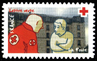 timbre N° 1275, Croix rouge française