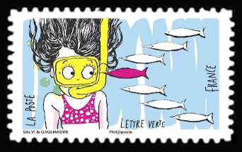 timbre N° 1288, Carnet Vacances,sous le soleil