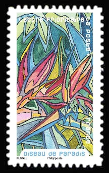 timbre N° 1306, Fleurs à foison