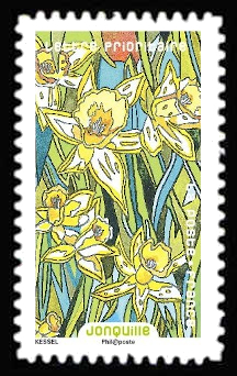 timbre N° 1310, Fleurs à foison