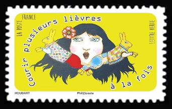 timbre N° 1312, Carnet « être le dindon de la farce »