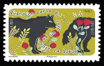 timbre N° 1313, Carnet « être le dindon de la farce »