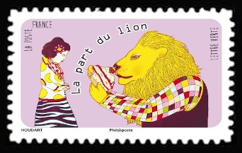 timbre N° 1317, Carnet « être le dindon de la farce »