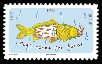 timbre N° 1316, Carnet « être le dindon de la farce »