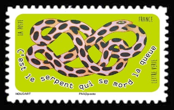 timbre N° 1321, Carnet « être le dindon de la farce »