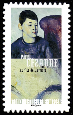 timbre N° 1259, Visages impressionnistes