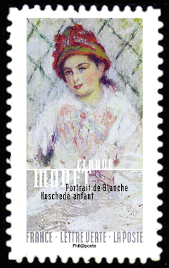  Visages impressionnistes, Portrait de Blanche Hoschedé enfant de Claude Monet 
