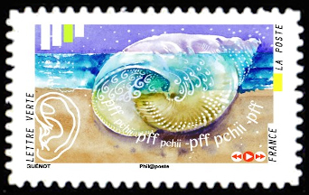 timbre N° 1241, Carnet les cinq sens : L'ouie