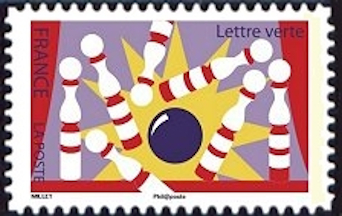 timbre N° 1439, La fête foraine