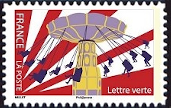 timbre N° 1440, La fête foraine