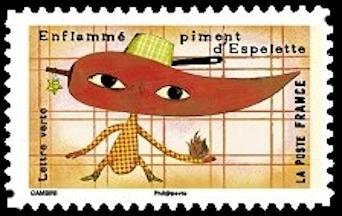 timbre N° 1454, Les sens «Le goût»