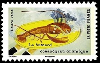 timbre N° 1459, Les sens «Le goût»