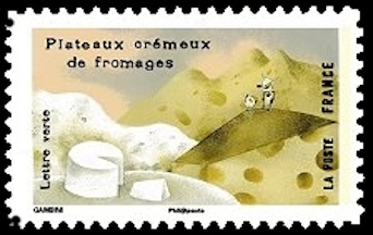 timbre N° 1461, Les sens «Le goût»
