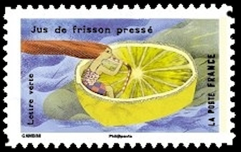 timbre N° 1460, Les sens «Le goût»