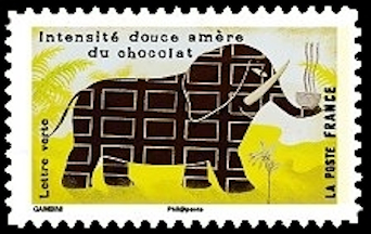 timbre N° 1457, Les sens «Le goût»