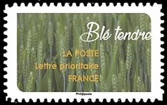 timbre N° 1448, Carnet « Une moisson de céréales » 
