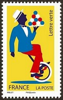 timbre N° 1482, Les Arts du Cirque