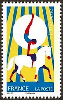 timbre N° 1489, Les Arts du Cirque