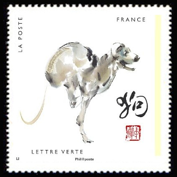 timbre N° 1384, Les douze signes astrologiques chinois