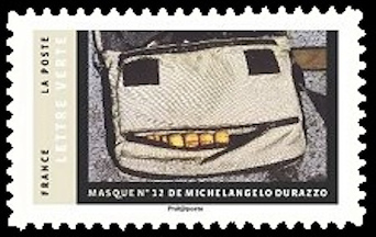 timbre N° 1400, Carnet intitulé « Masque »