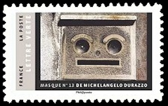 timbre N° 1399, Carnet intitulé « Masque »