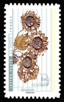  Fleurs et métiers d'arts <br>Bois sculpté