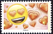 timbre N° 1564, «emoji» les messagers de vos émotions