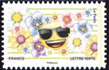 timbre N° 1562, «emoji» les messagers de vos émotions