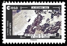 timbre N° 1578, photos de Thomas Pesquet prises de la station Spatiale Internationale pendant la mission Proxima.