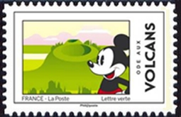 timbre N° 1589, Mickey visite les monuments français