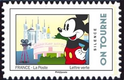 timbre N° 1591, Mickey visite les monuments français
